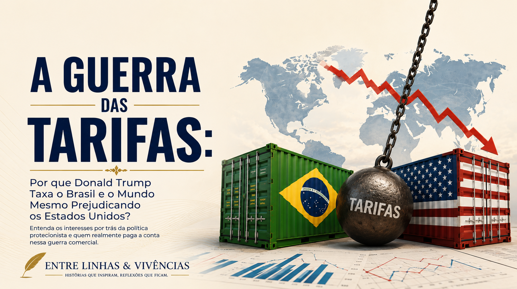 A Guerra das Tarifas: Por Que Donald Trump Taxa o Brasil e o Mundo Mesmo Prejudicando os Estados Unidos?