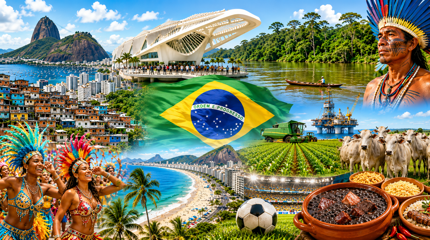 O Brasil e os Brasileiros: Um País de Muitos Mundos