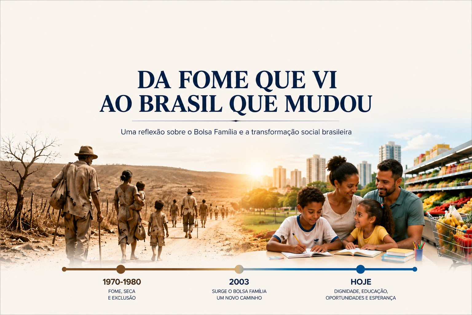 Da Fome que Vi ao Brasil que Mudou: Uma Reflexão Sobre o Bolsa Família e a Transformação Social Brasileira