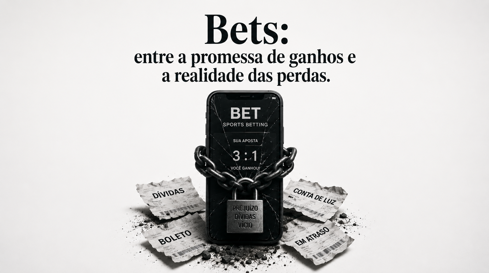 Bets: entre a promessa de ganhos e a realidade das perdas